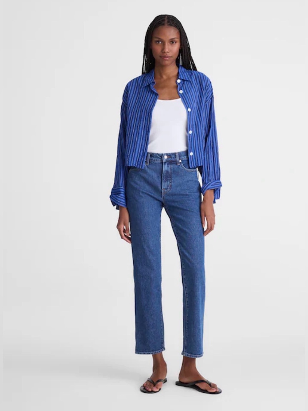 {MADEWELL} NWT longline straight crop jean size 26 in 25” inseam